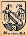 Wappen von Oberwiesenthal/ Arms of Oberwiesenthal
