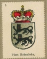 Wappen Fürst Hohenlohe nr. 5 Fürst Hohenlohe