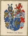 Wappen Freiherr von Geyso nr. 681 Freiherr von Geyso