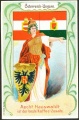 Arms, Flags and Folk Costume trade card Österreich Hauswaldt Kaffee