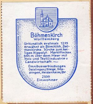 Wappen von Böhmenkirch/Coat of arms (crest) of Böhmenkirch