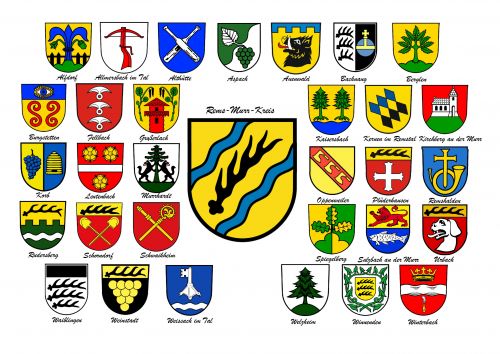 Arms in the Weilheim-Schongau District
