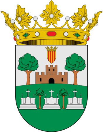 Escudo de Aras de los Olmos/Arms (crest) of Aras de los Olmos