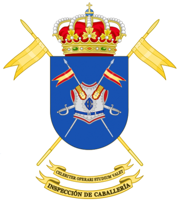 Coat of arms (crest) of the Cavalry Forces Inspector's Office, Spanish Army