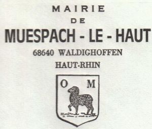 Blason de Muespach-le-Haut/Coat of arms (crest) of {{PAGENAME