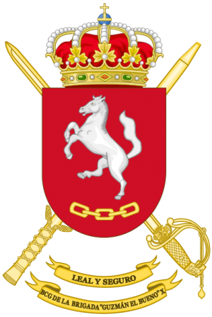 Brigade Guzmán el Bueno X Headquarters Battalion, Spanish Army.png
