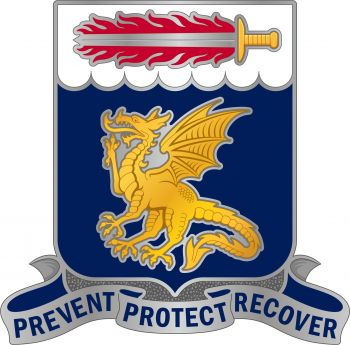 Coat of arms (crest) of 97th Chemical Battalion, US Army