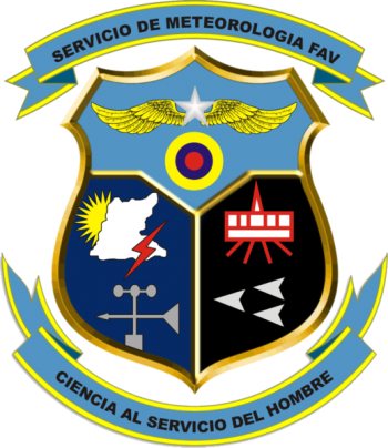 Coat of arms (crest) of the Meteorological Service, Air Force of Venezuela