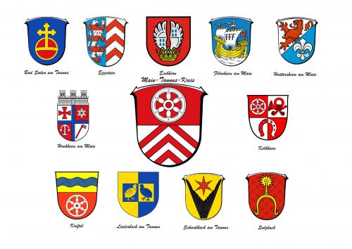 Arms in the Main-Taunus Kreis District