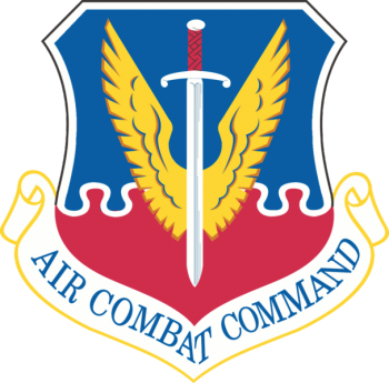 Coat of arms (crest) of the Air Combat Command, US Air Force