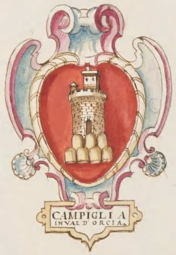 Stemma di Campiglia d'Orcia/Arms (crest) of Campiglia d'Orcia