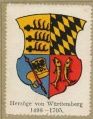 Wappen von Herzöge von Württemberg 1496-1705