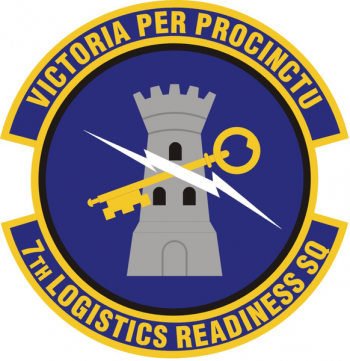Coat of arms (crest) of the 7th Logistics Readiness Squadron, US Air Force