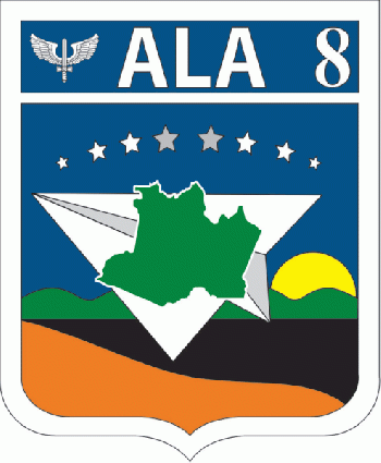 Coat of arms (crest) of 8th Wing, Brazilian Air Force