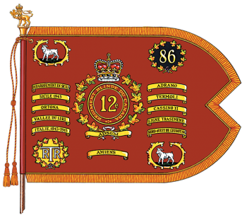 Coat of arms (crest) of 12e Régiment blindé du Canada, Canadian Army