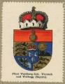 Wappen Fürst Waldburg-Zell, Wurzach und Wolfsegg
