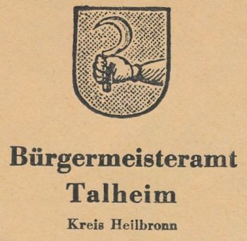 Wappen von Talheim (Heilbronn)/Coat of arms (crest) of Talheim (Heilbronn)