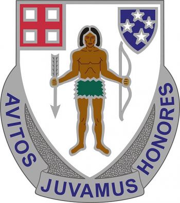 Coat of arms (crest) of 182nd Cavalry Regiment (formerly 182nd Infantry), Massachusetts Army National Guard