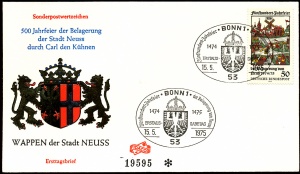 German heraldic FDC