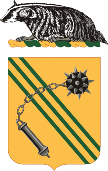 Coat of arms (crest) of the 632nd Armor Regiment, Wisconsin Army National Guard