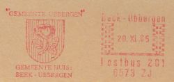 Wapen van Ubbergen/Arms (crest) of Ubbergen