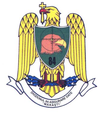 Coat of arms (crest) of the 84th Target Acquisition Battalion Mărǎşti