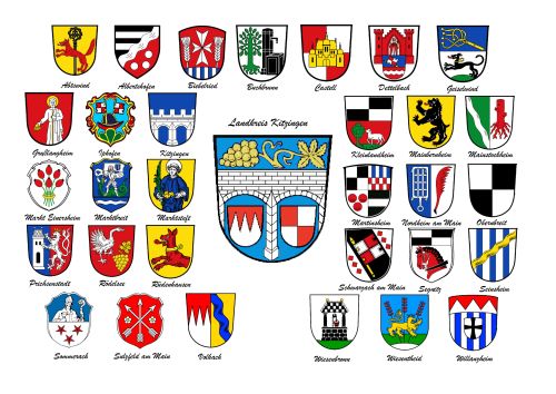Arms in the Kitzingen District