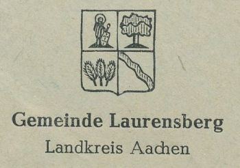 Wappen von Laurensberg/Coat of arms (crest) of Laurensberg