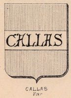 Blason de Callas/Arms (crest) of Callas