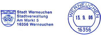 Wappen von Werneuchen/Coat of arms (crest) of Werneuchen