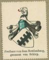Wappen Freiherr von dem Bottlenberg nr. 331 Freiherr von dem Bottlenberg