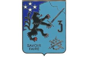 Coat of arms (crest) of the 3rd Materiel Regiment, French Army