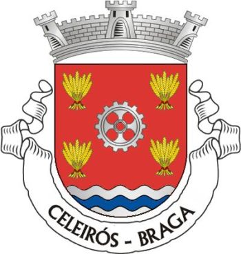 Brasão de Celeirós (Braga)/Arms (crest) of Celeirós (Braga)