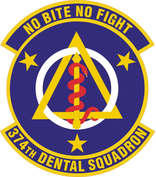 File:374th Dental Squadron, US Air Force.png