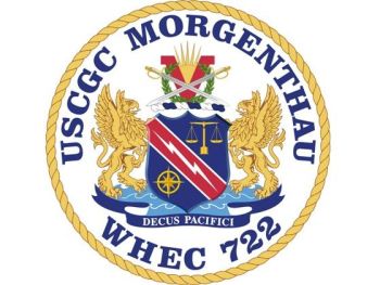 Coat of arms (crest) of the USCGC Morgenthau (WHEC-722)