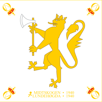 Coat of arms (crest) of His Majesty the King's Guard Colour
