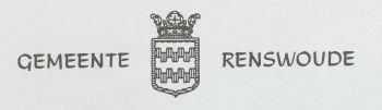 Wapen van Renswoude/Coat of arms (crest) of Renswoude
