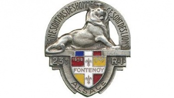 Coat of arms (crest) of 23rd Infantry Regiment, French Army