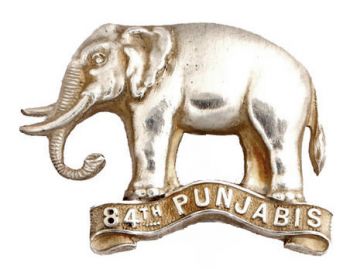Coat of arms (crest) of the 84th Punjabis, Indian Army