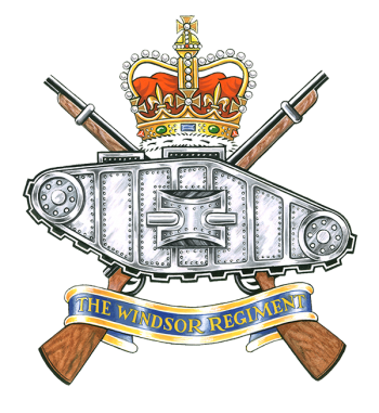 Coat of arms (crest) of the The Windsor Regiment (RCAC), Canadian Army