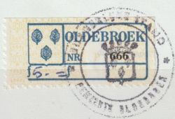 Wapen van Oldebroek/Arms (crest) of Oldebroek