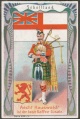 Arms, Flags and Folk Costume trade card Schottland Hauswaldt Kaffee