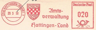 Wappen von Amt Hattingen/Coat of arms (crest) of Amt Hattingen