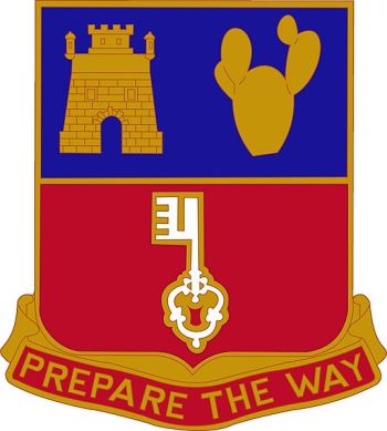 Coat of arms (crest) of 116th Engineer Battalion, Idaho Army National Guard