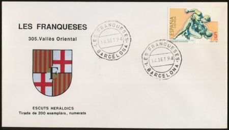 Escudo de Franqueses del Vallès/Arms (crest) of Franqueses del Vallès