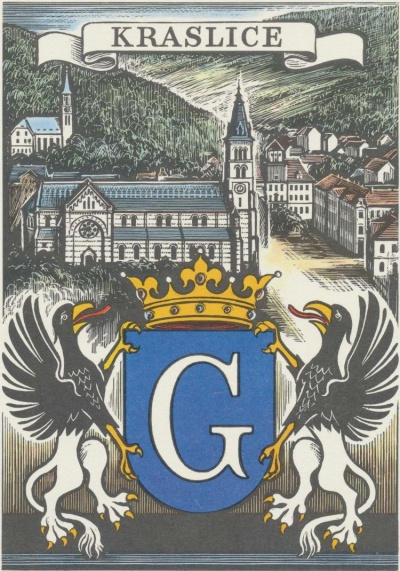 Arms (crest) of Kraslice (Sokolov)