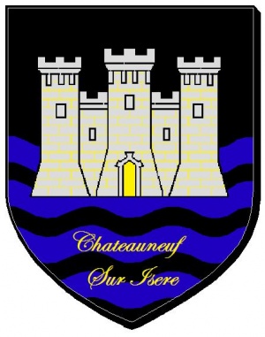 Blason de Châteauneuf-sur-Isère/Arms (crest) of Châteauneuf-sur-Isère