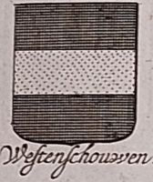 Wapen van Westenschouwen/Arms (crest) of Westenschouwen