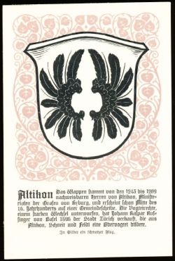 Wappen von/Blason de Altikon
