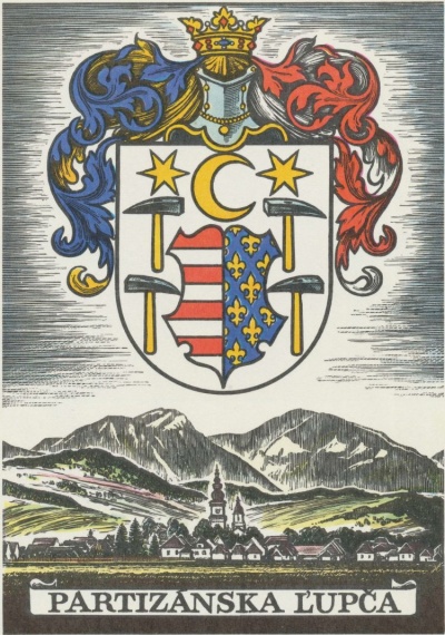 Arms (crest) of Partizánska Ľupča